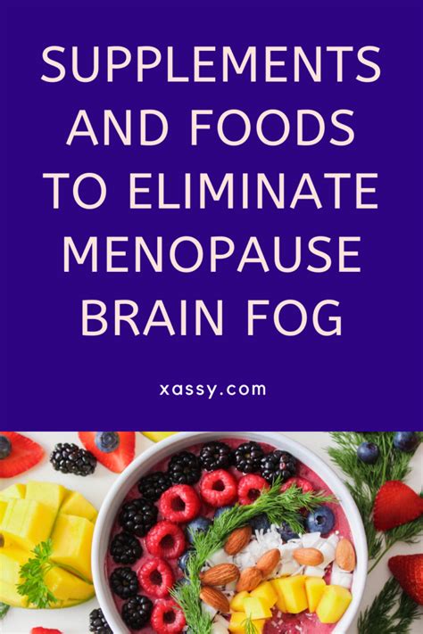 best supplements for menopause brain fog