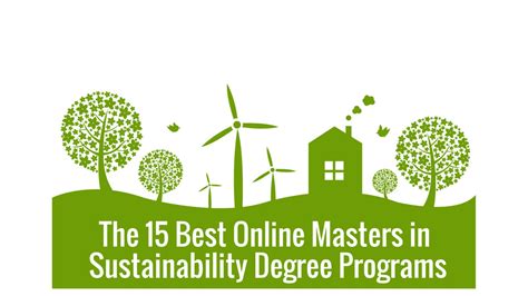 Best Sustainability Masters Programs