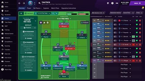 best tactic for fm21