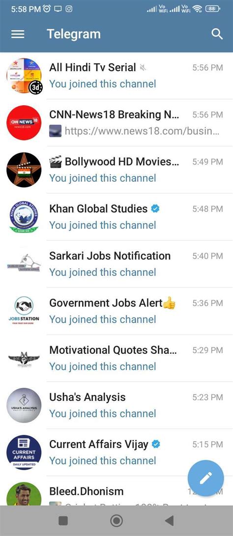 best telegram channels