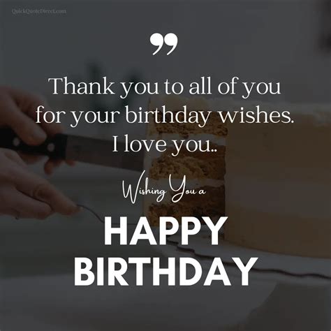 best thank you message for birthday wishes in english