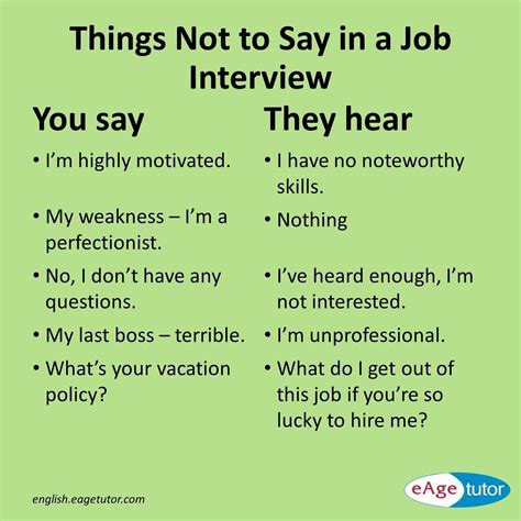 best things to say in an interview when asked about weaknesses