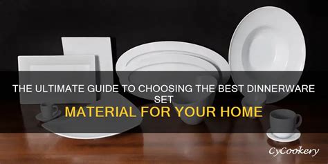 Best Type Of Material For Dinnerware