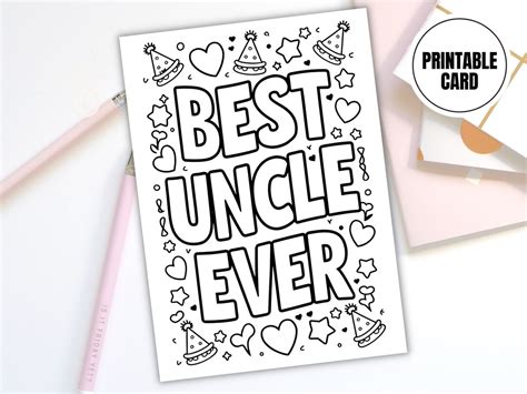 Best Uncle Ever Printable