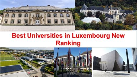 best universities in luxembourg