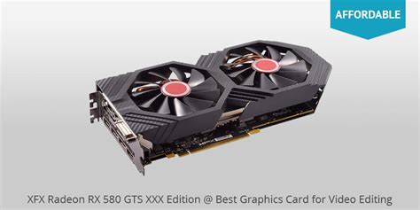 best video card for video editing