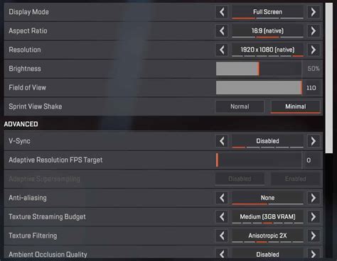 best video settings for apex legends 2023