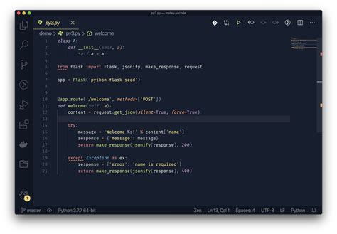 best visual studio code themes for python