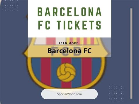 best way to buy barcelona fc tickets