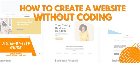 Best Way To Create A Website Without Coding