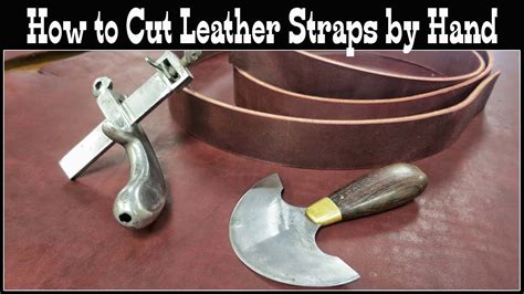 best way to cut leather straps