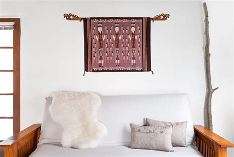 best way to hang a rug on a wall