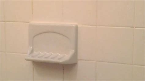 best way to install ceramic soap dish in shower