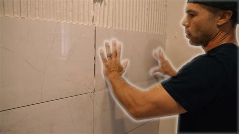 best way to install large wall tile