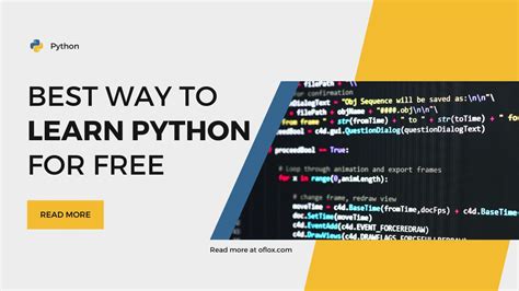 best way to learn python from scratch for free