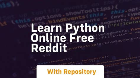 best way to learn python online free reddit