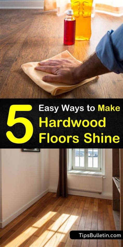 best way to shine wood floors