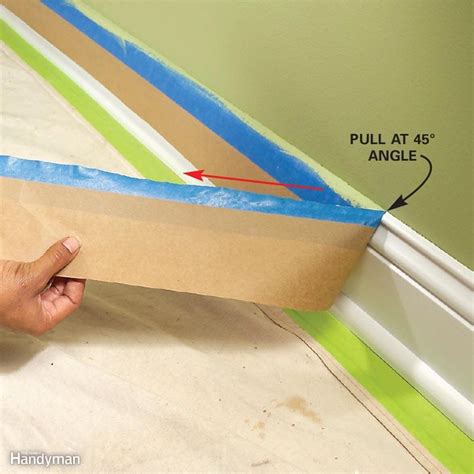 Best Way To Tape Off Trim For Painting