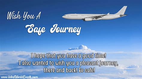 Best Wishes Messages For Traveling