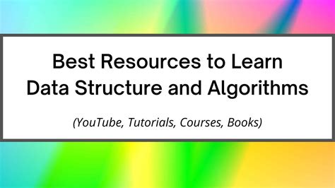 best youtube channel to learn data structures and algorithms in c