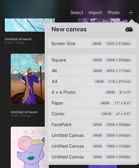 How To Create Canvas Sizes in Procreate Procreate Tutorial For Beginners YouTube