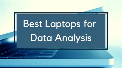 best laptops for data analytics