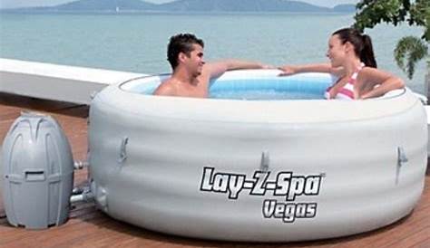 LayZSpa Vegas 46 Person Inflatable Hot Tub All Round Fun