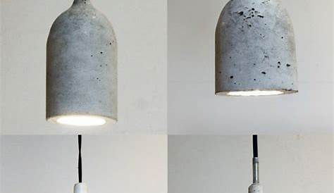 DIY einfache Betonlampe ohne zu Gießen Betonlampe
