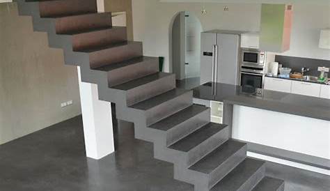 Beton Mineral Treppe Floor Cire ndesign, treppe