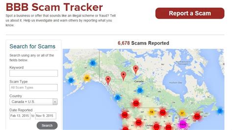 better business bureau scam tracker