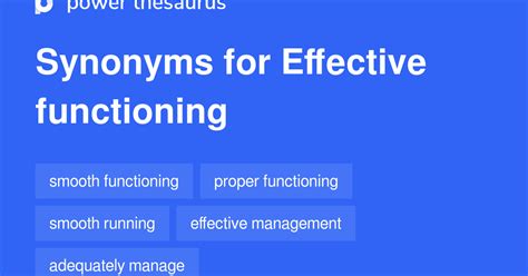better functioning synonym
