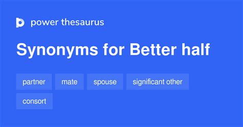 Better Half Thesaurus