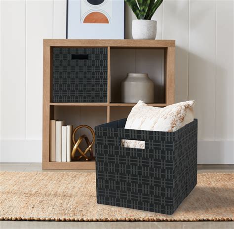 Better Homes And Gardens Fabric Cube Storage Bin 12 75 X 12 75