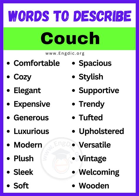 Better Words For Couch