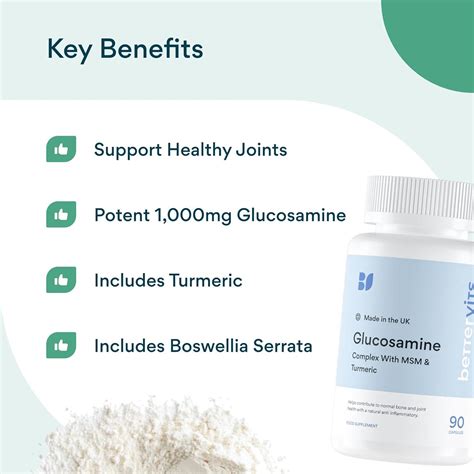 Bettervits Glucosamine Complex Ingredients