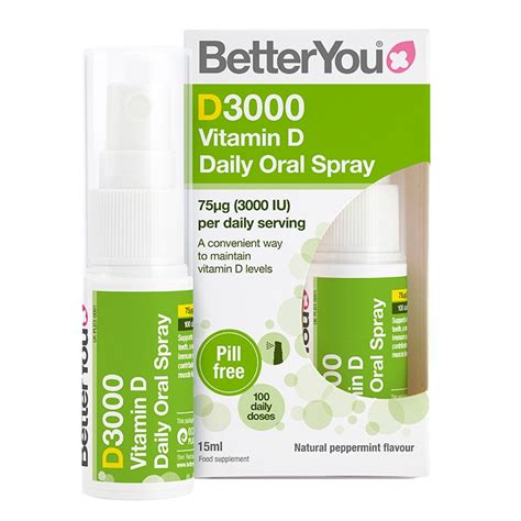 betteryou d3000 vitamin d daily oral spray
