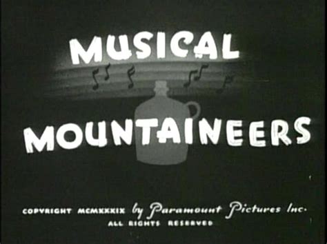 betty boop musical mountaineers 1938