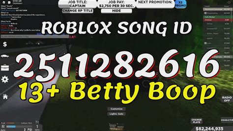 betty boop roblox id