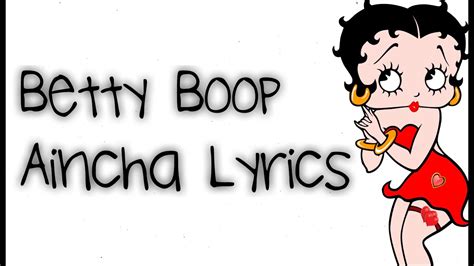 betty boop song video