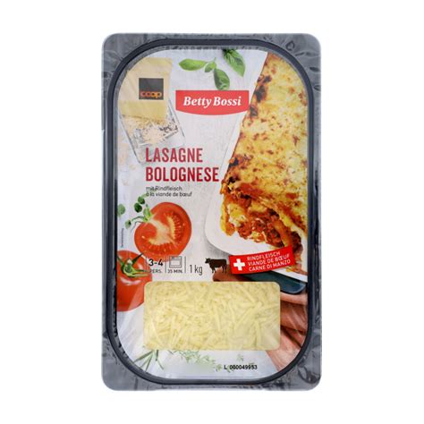 betty bossi lasagne bolognese