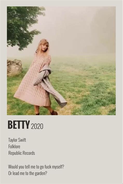 betty song taylor swift