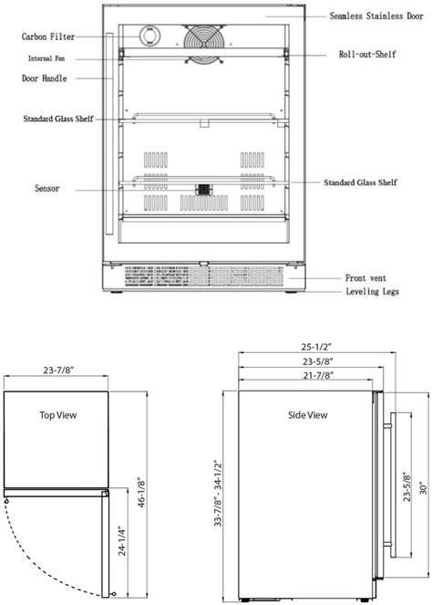 Beverage Cooler Width