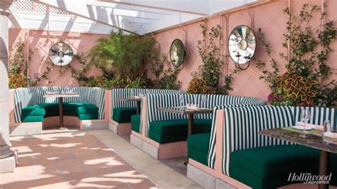 beverly hills hotel pink and green