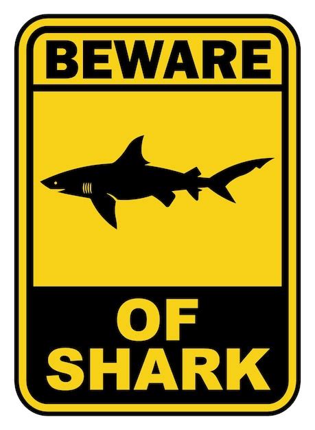 Beware Of Shark Printable