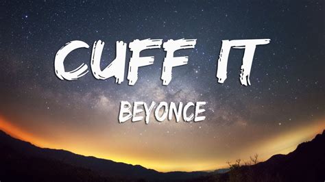 beyonce cuff it lyrics