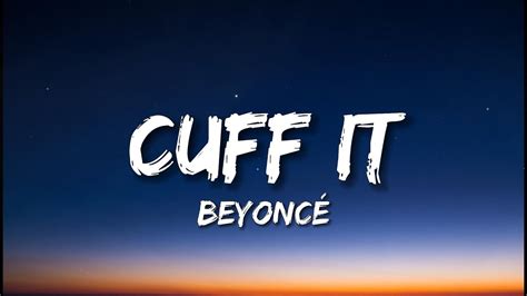beyonce cuff it lyrics deutsch