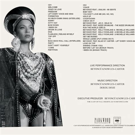 beyonce songs list 2022