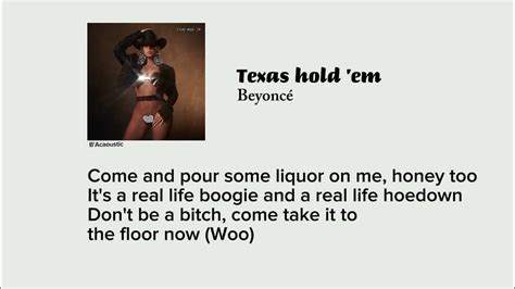 beyonce texas hold em lyrics