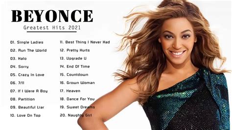 beyonce top hits list