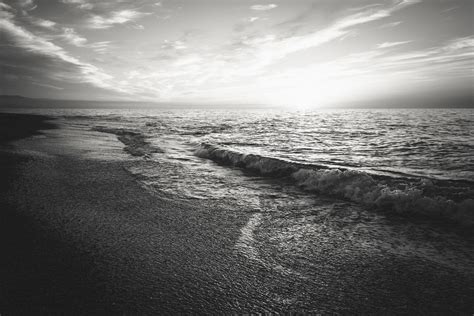 beyond the sea black and white photography
